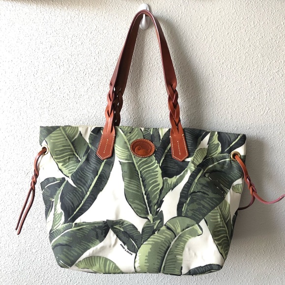 Dooney & Bourke Handbags - Dooney & Bourke Banana Leaf Shopper / Tote